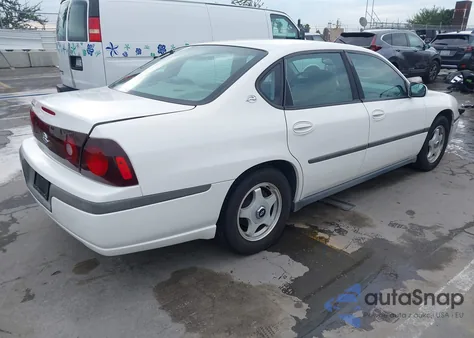 2003 Chevrolet Impala from USA, damaged, VIN 2G1WF52K639282989